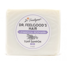 BIO Tuhý šampón na všetky typy vlasov Levanduľa a rozmarín 100g- Dr.Feelgood