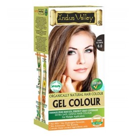 Gélová farba na vlasy s Hennou Tmavá Blond 6.0 - Indus Valley