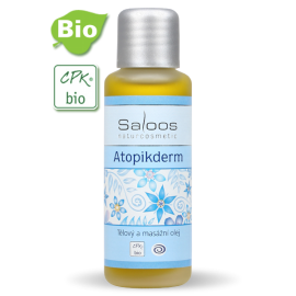 Atopikderm BIO telový a pleťový masážny olej 50ml - Saloos